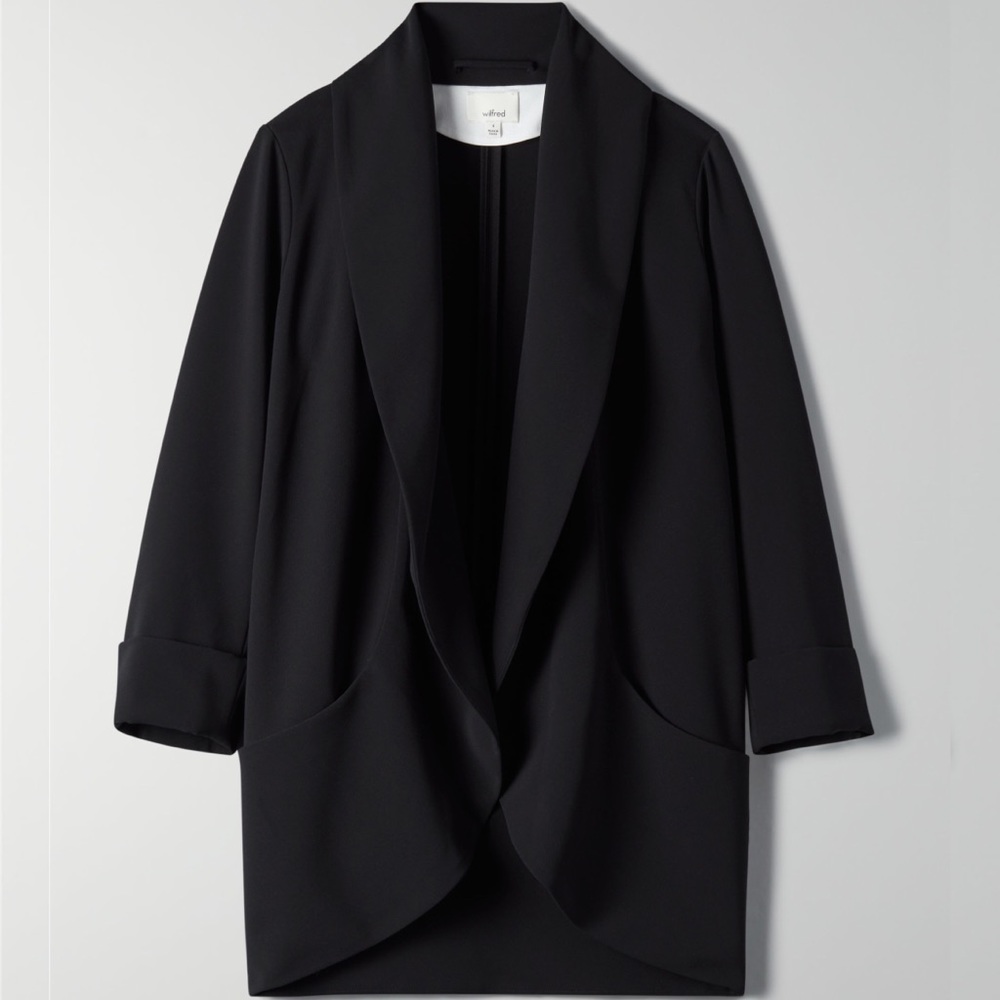 NEW Aritzia/Wilfred Chevalier Jacket Satin Trim, 0